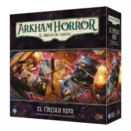 Juego De Mesa Arkham Horror Lcg El Circulo Roto Expansion Investigadores Edad Recomendada 14 Años