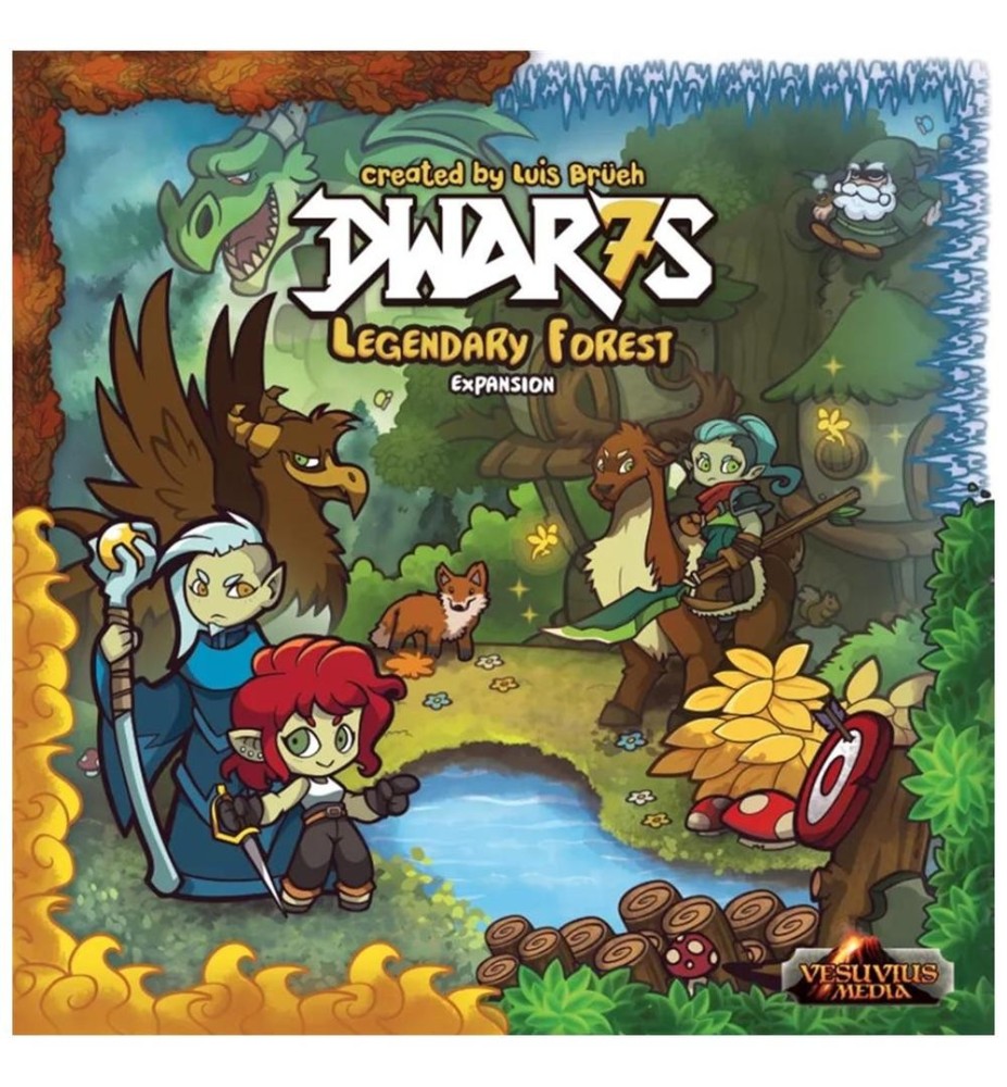 Juego De Mesa Dwar7s Bosque Legendario Expansion Edad Recomendada 13 Años Idioma Ingles