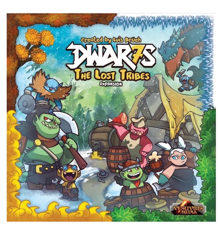 Juego De Mesa Dwar7s Tribus Perdidas Expansion Edad Recomendada 13 Años Idioma Ingles