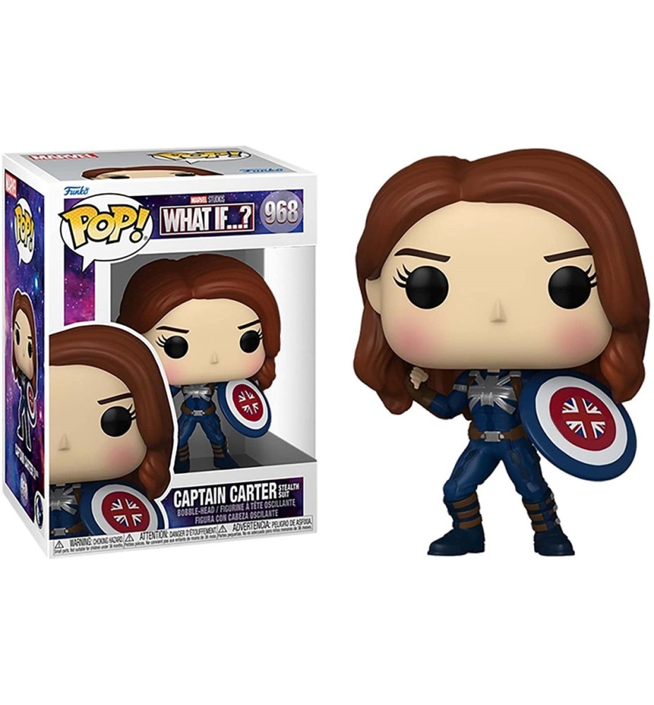 Funko Pop Marvel What If Capitana Carter Stealth Suit 58653