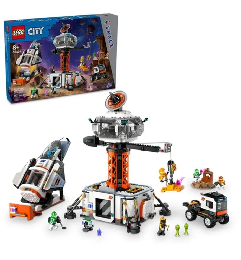 Lego City Base Espacial Y Plataforma De Lanzamiento