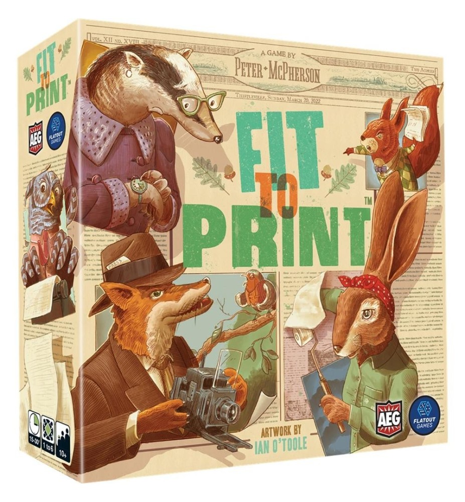 Juego De Mesa Fit To Print Ingles