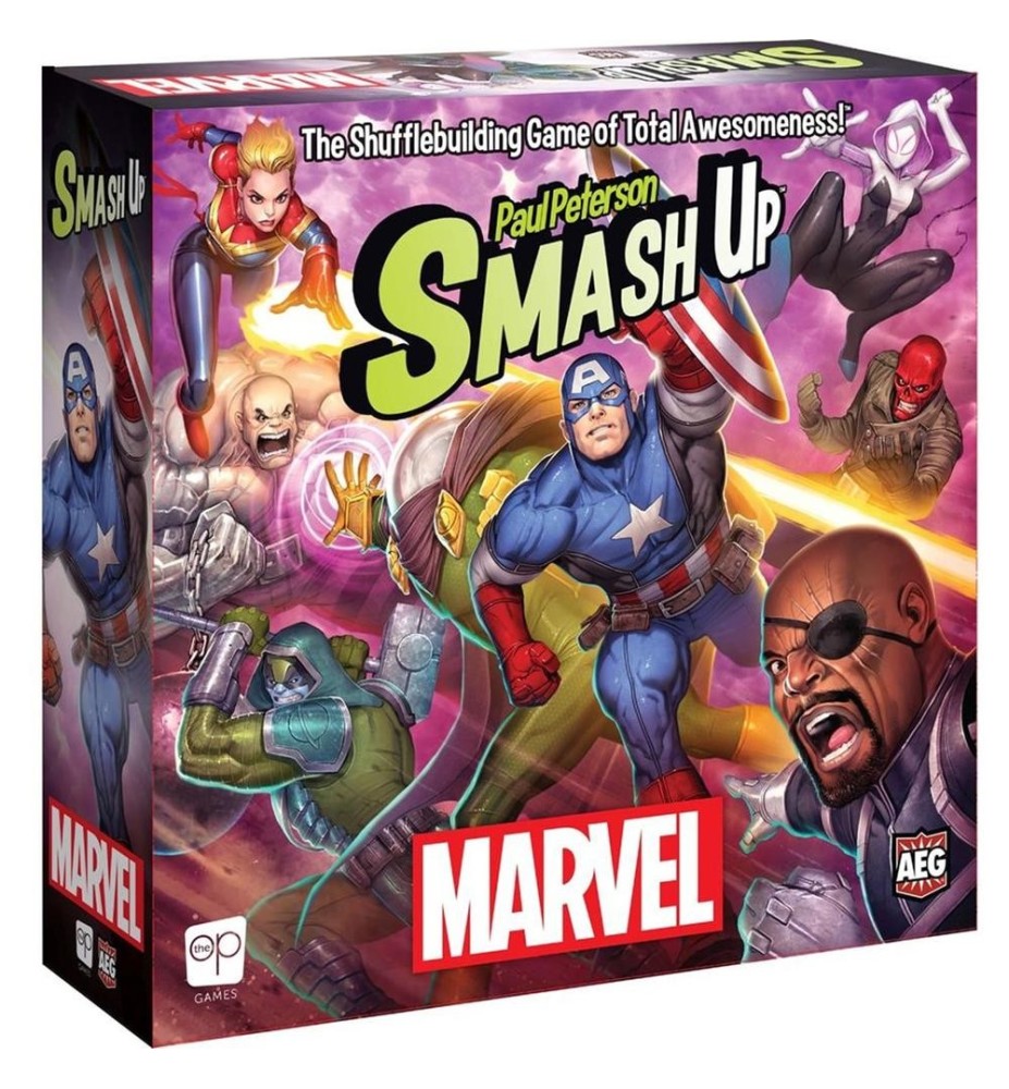 Juego De Mesa Smash Up Marvel Ingles