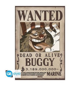 Póster Gb Eye Chibi One Piece Wanted Buggy Wano