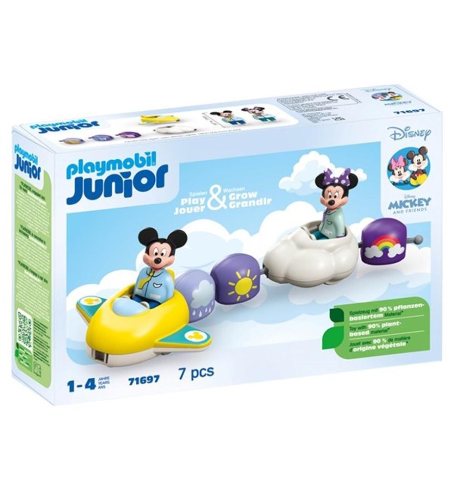 Playmobil Junior Disney: Mickey Y Minnie Tren Nube