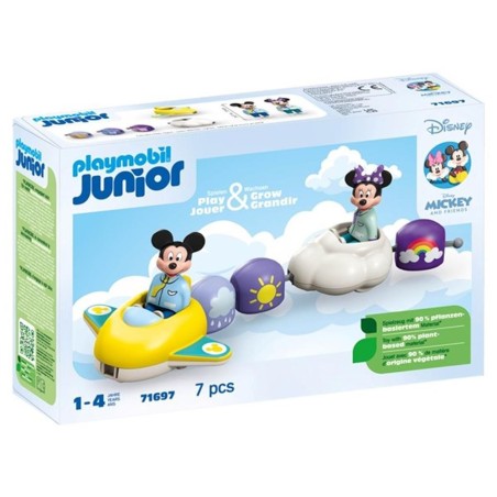 Playmobil Junior Disney: Mickey Y Minnie Tren Nube