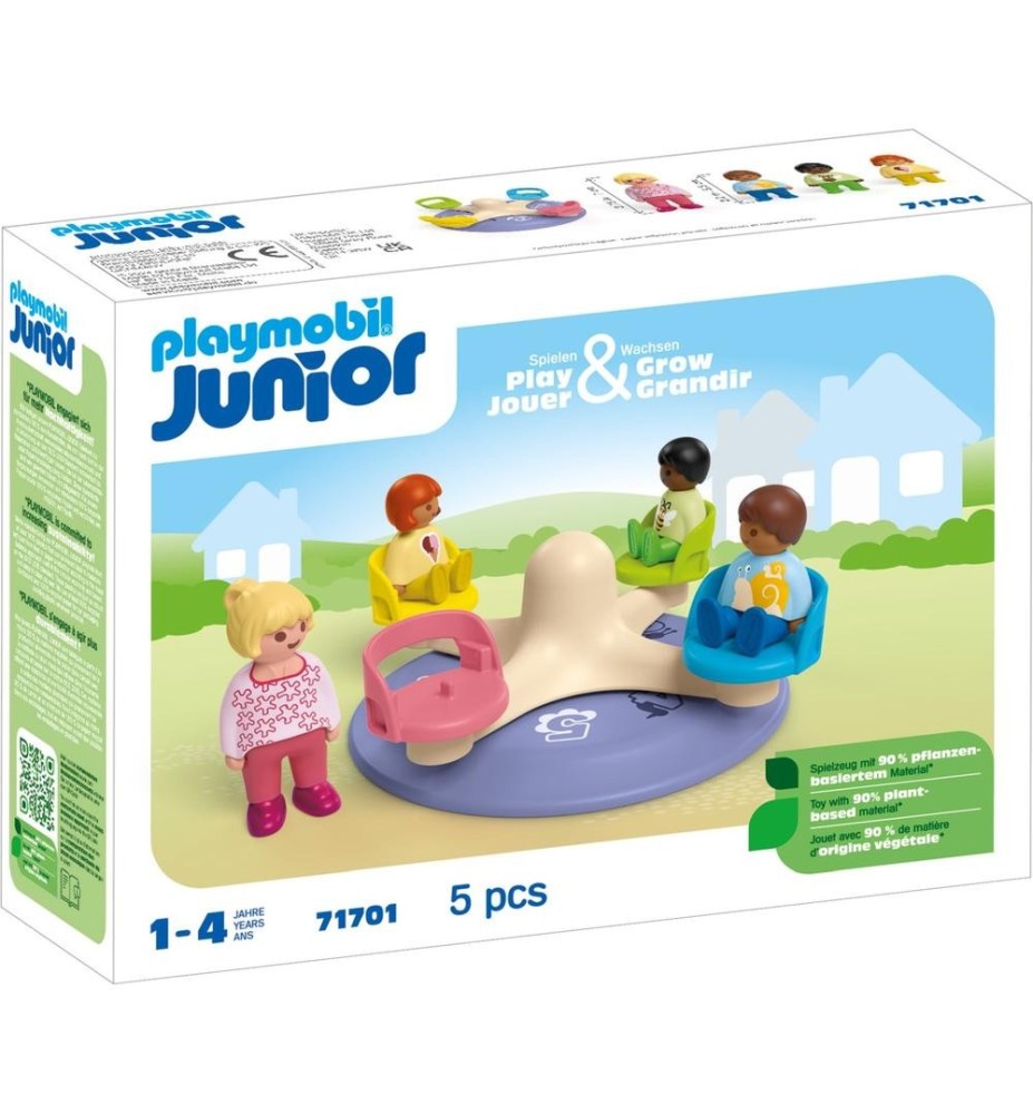 Playmobil Junior Carrusel Con Figuras