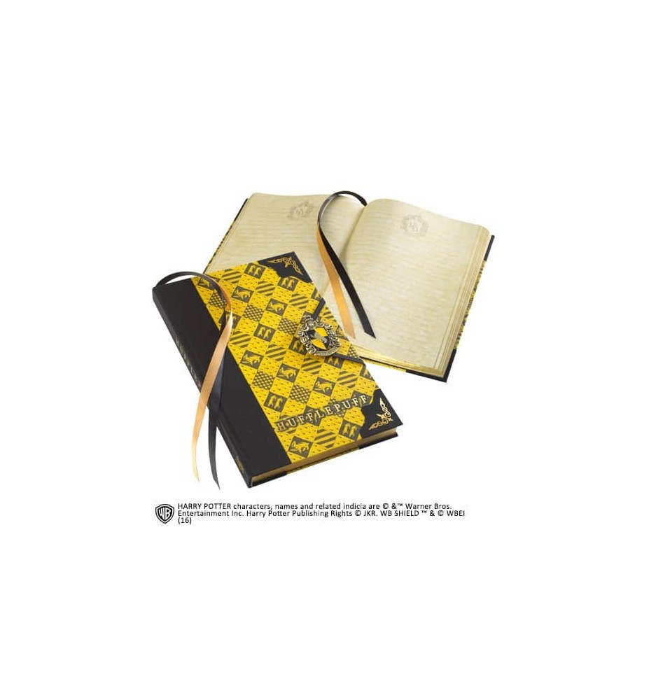 Libreta Diario The Noble Collection Harry Potter Hufflepuff Cierre Especial