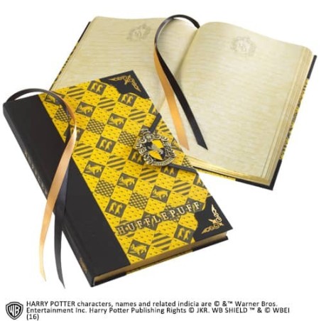 Libreta Diario The Noble Collection Harry Potter Hufflepuff Cierre Especial