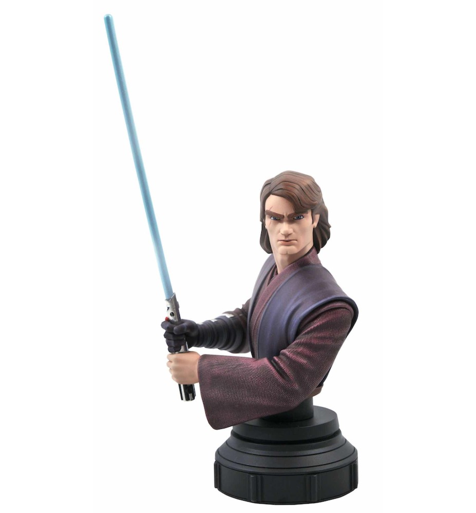 Figura Busto Resina Gentle Giant Star Wars The Clone Wars Anakin Skylwalker 1 - 7 Escala