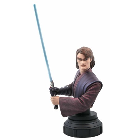 Figura Busto Resina Gentle Giant Star Wars The Clone Wars Anakin Skylwalker 1 - 7 Escala