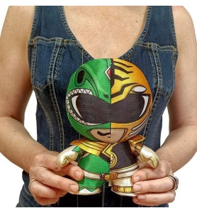 Peluche Dznr Power Rangers Verde - Blanco