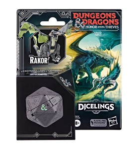 Figura Hasbro  Dicelings Dungeons & Dragons : Honor Among Thieves -  Black Dragon