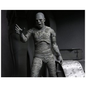 Figura Neca Ultimate Mummy (black &white) 18 Cm Universal Monsters Scale Action Figure