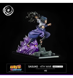 Figura Tsume Art Naruto Shippuden Sasuke Uchiha 4th War Resina Escala 1 - 6 Ikigai