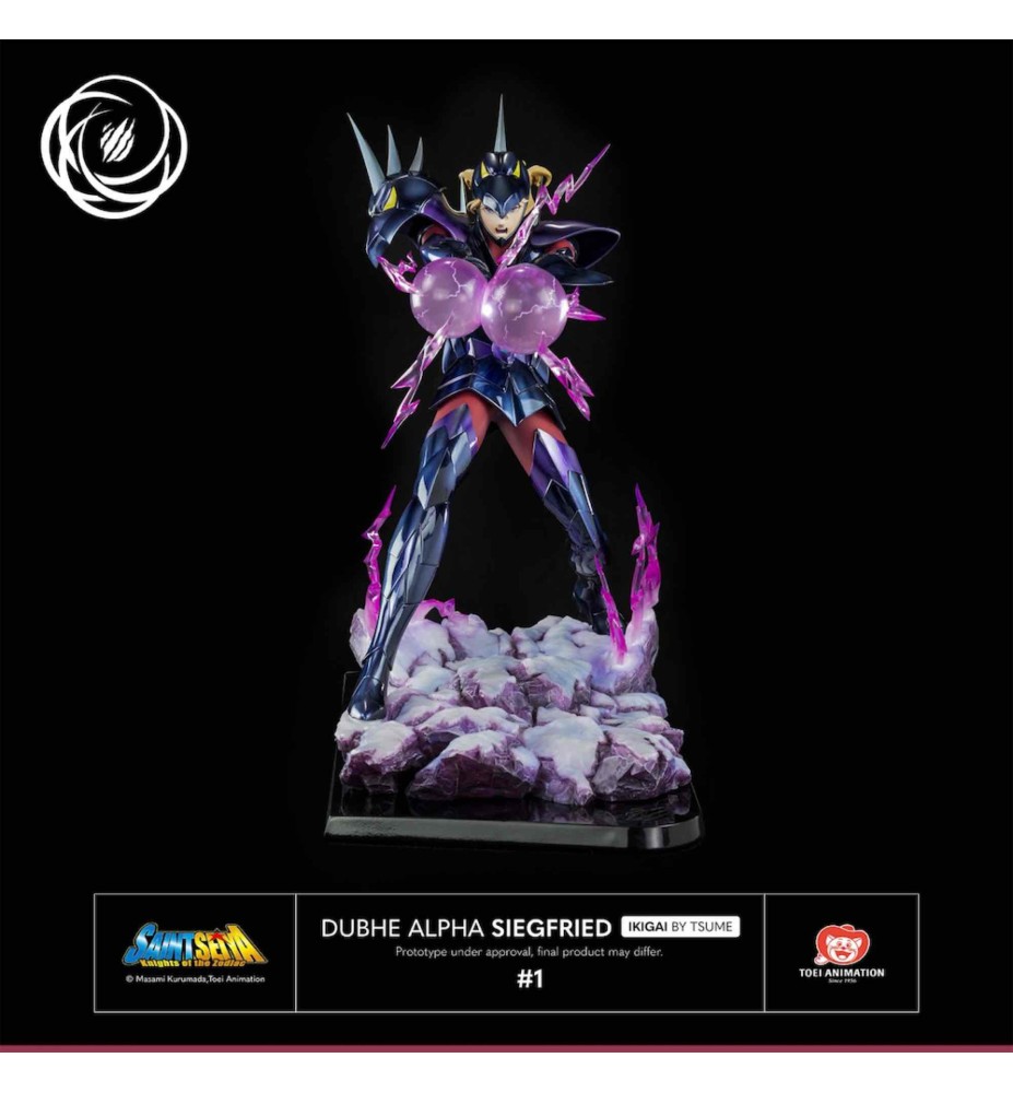 Figura Tsume Art Saint Seiya Dubhe Alpha Siegfried Resina Escala 1 - 6 Ikigai