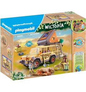 Playmobil Wiltopia Vehículo Todoterreno Con Leones