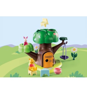 Playmobil 1.2.3 & Disney Winnie The Pooh & Piglet Casa Del Árbol