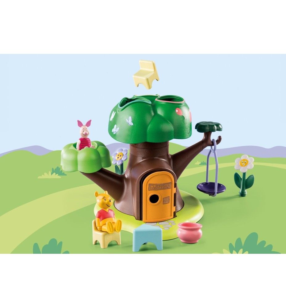 Playmobil 1.2.3 & Disney Winnie The Pooh & Piglet Casa Del Árbol