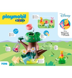 Playmobil 1.2.3 & Disney Winnie The Pooh & Piglet Casa Del Árbol