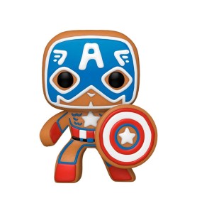 Funko Pop Marvel Navidad Galleta Jengibre Capitan America 50657