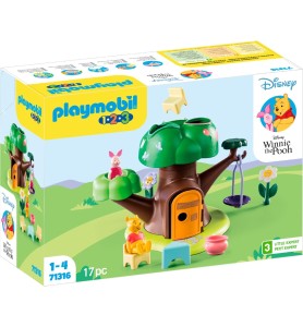 Playmobil 1.2.3 & Disney Winnie The Pooh & Piglet Casa Del Árbol