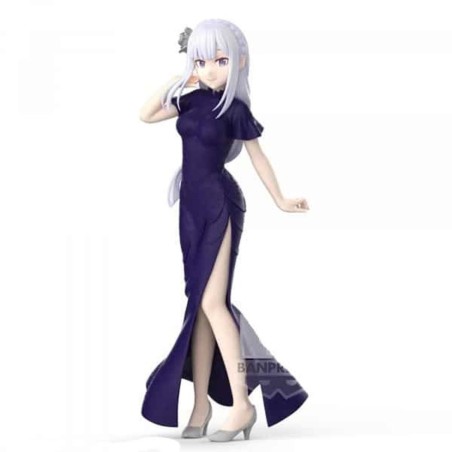 Figura Banpresto Re: Zero Starting Life In Another World Glitter & Glamours Emilia 24cm