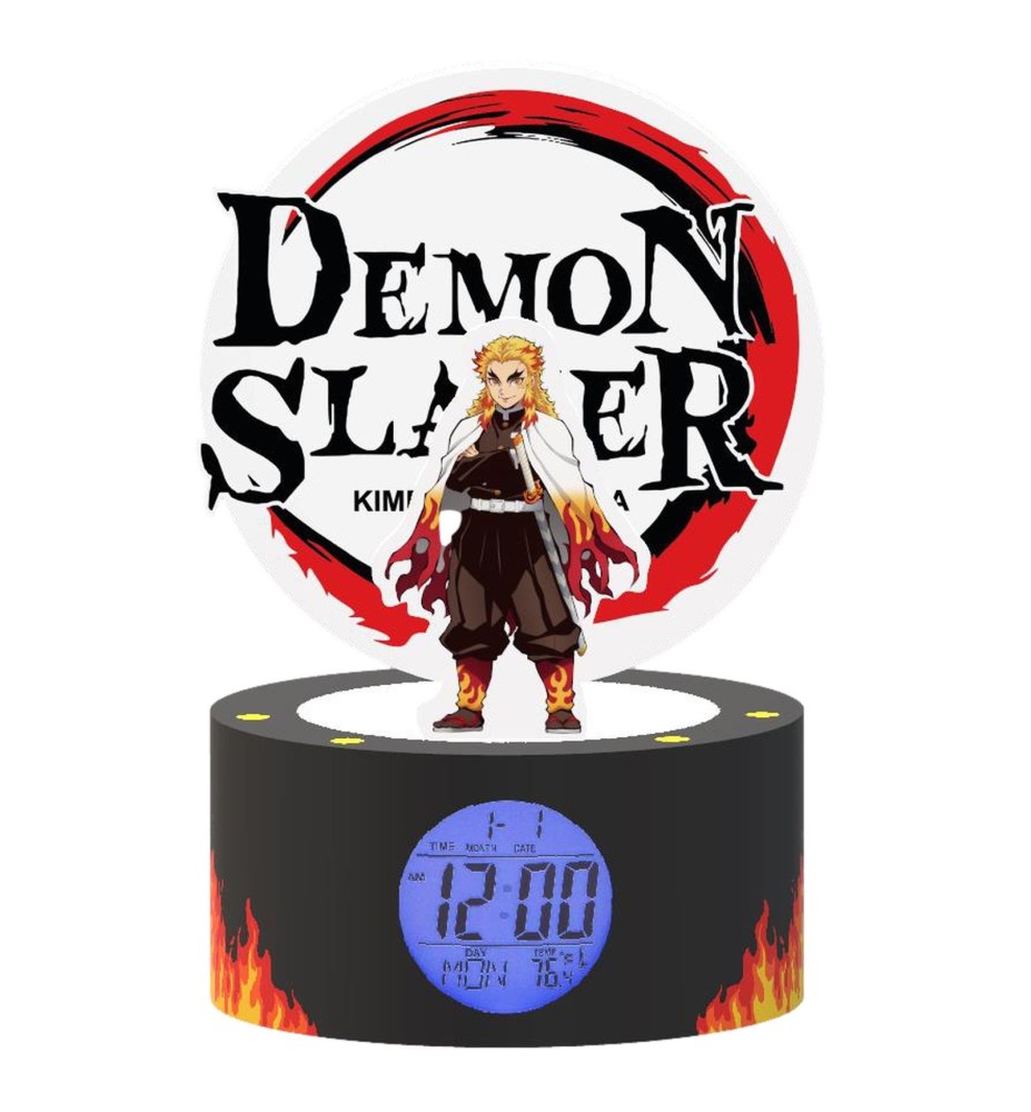 Lámpara Despertador Demon Slayer Kimetsu No Yaiba Rengoku 22 Cm