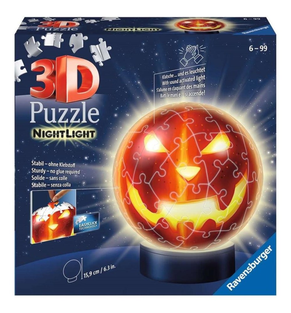 Puzzle 3d Ravensburger Calabaza De Halloween