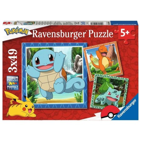 Puzzle Ravensburger Pokémon 3x49 5+