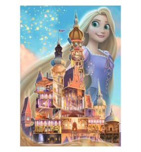 Puzzle Ravensburger Disney Castles -  Rapunzel 1000 Piezas