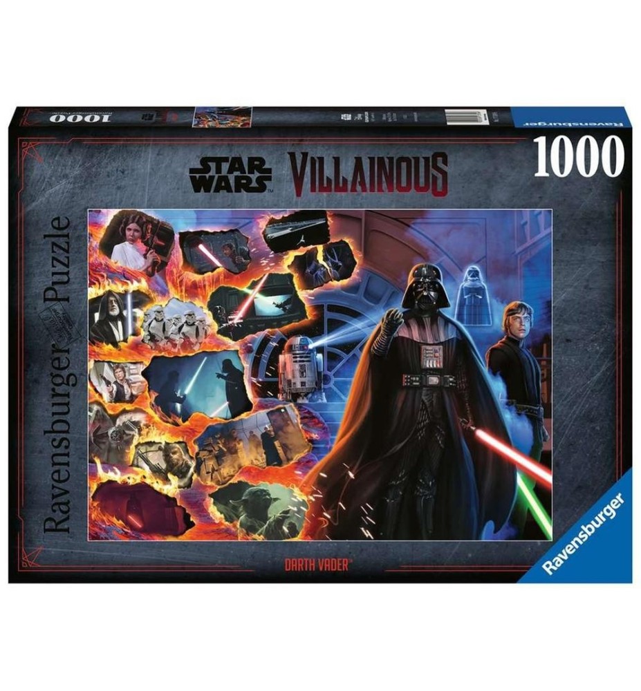 Puzzle Ravensburger Star Wars Villainous: Darth Vader 1000 Piezas