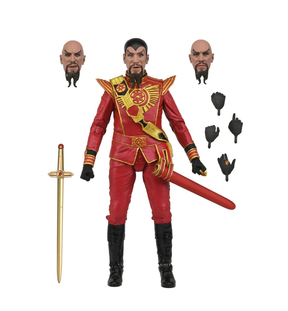 Figura Neca Flash Gordon (1980) Ultimate Ming (red Military Outfit)