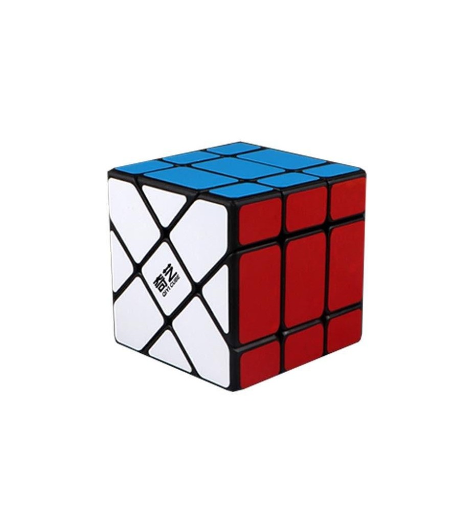 Cubo De Rubik Qiyi Fisher 3x3 Bordes Negros