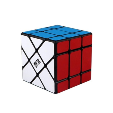 Cubo De Rubik Qiyi Fisher 3x3 Bordes Negros