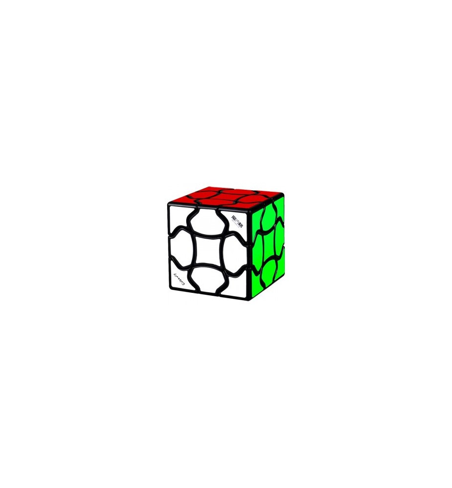 Cubo De Rubik Qiyi Fluffy 3x3 Bordes Negros