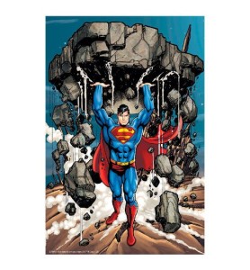 Puzzle 3d Lenticular DC Comics Superman Levantando Escombros 300 Piezas