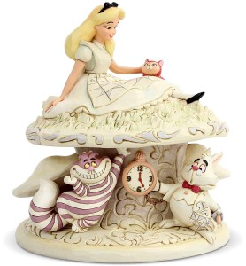 Figura Enesco Disney Alicia En El Pais De Las Maravillas Alicia Con Rison Y El Conejo