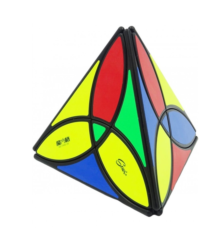 Cubo De Rubik Qiyi Clover Pyraminx Negro