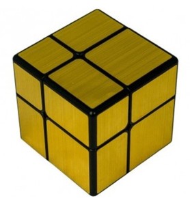 Cubo De Rubik Qiyi Mirror 2x2 Oro