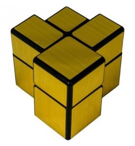 Cubo De Rubik Qiyi Mirror 2x2 Oro