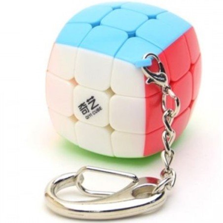 Cubo De Rubik Qiyi Mini 3.5cm Llavero 3x3 Stickerless