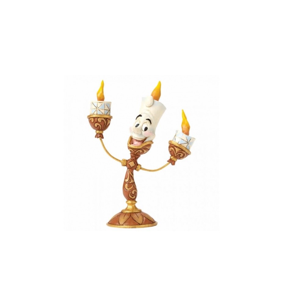 Figura Enesco Disney La Bella Y La Bestia Lumiere