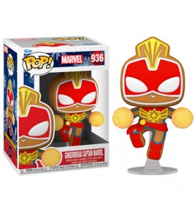 Funko Pop Marvel Navidad Galleta Jengibre Capitana Marvel 50661