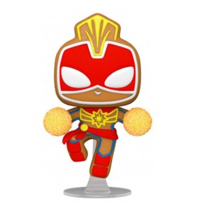 Funko Pop Marvel Navidad Galleta Jengibre Capitana Marvel 50661