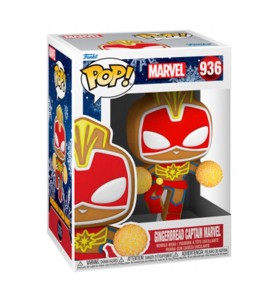 Funko Pop Marvel Navidad Galleta Jengibre Capitana Marvel 50661