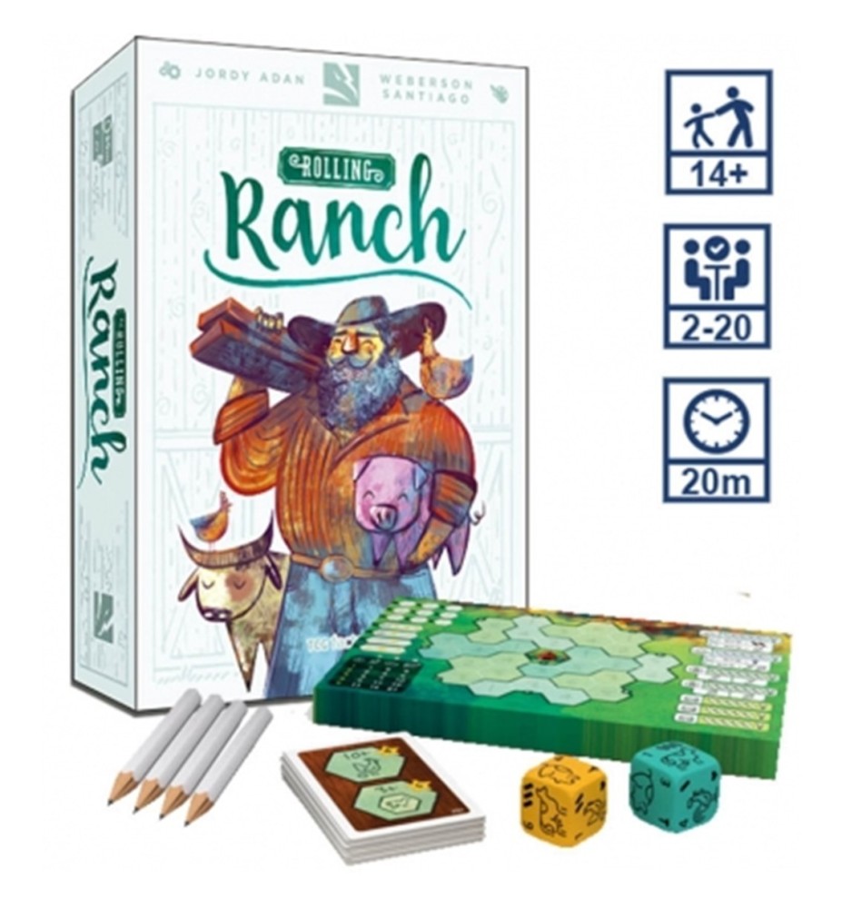 Juego De Mesa Rolling Ranch En Español Pegi 12