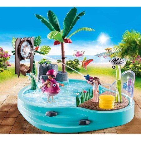 Playmobil Piscina Divertida Con Rociador De Agua