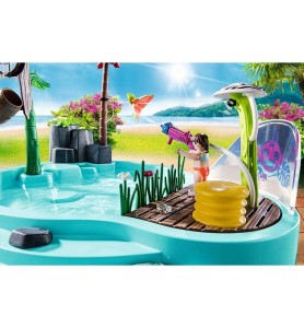 Playmobil Piscina Divertida Con Rociador De Agua