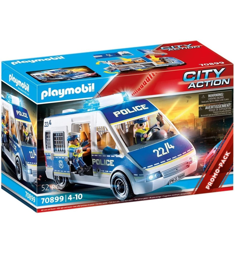 Playmobil Coche De Policia Con Luz Y Sonido